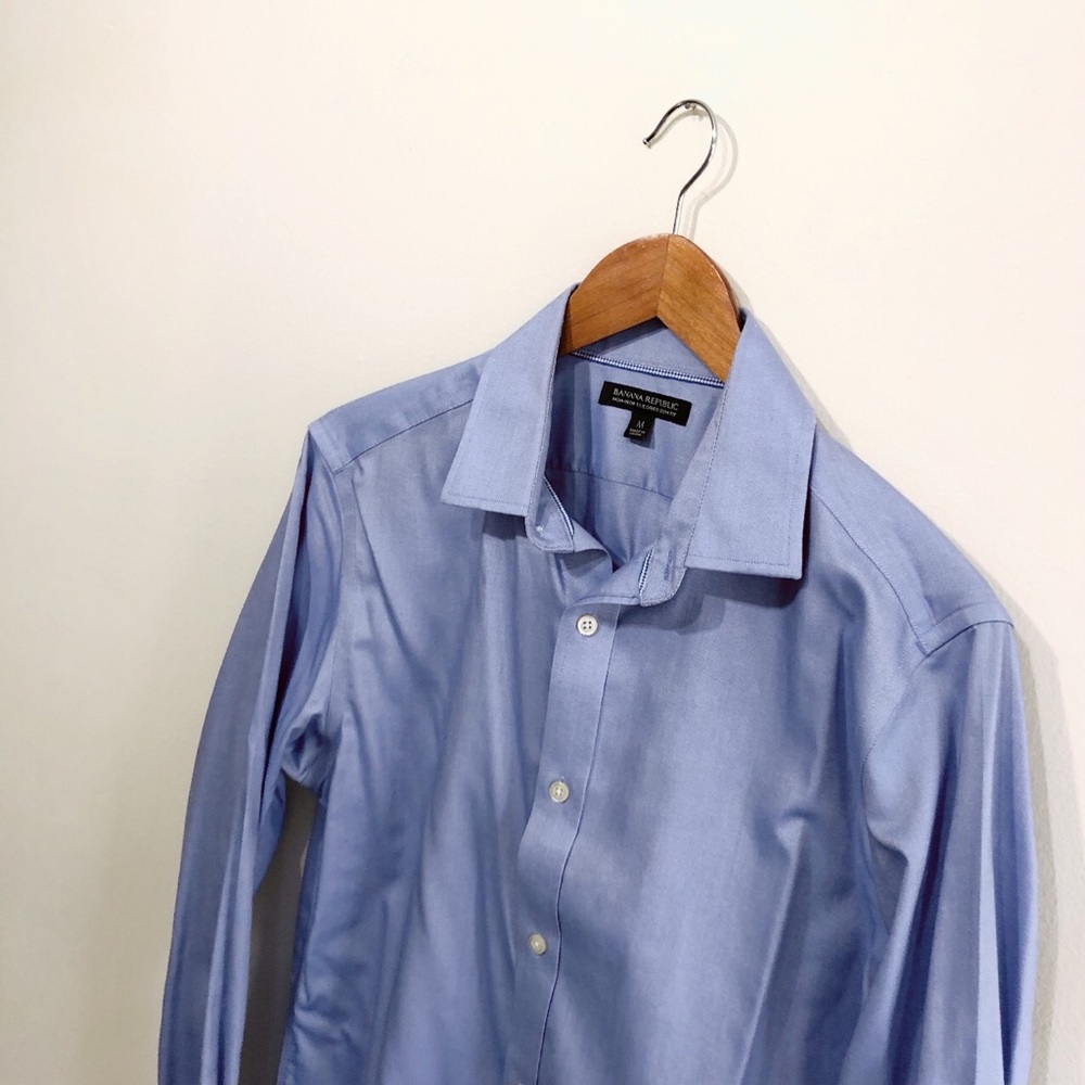 Banana Republic Non Iron Tailored Slim Fit Shirt